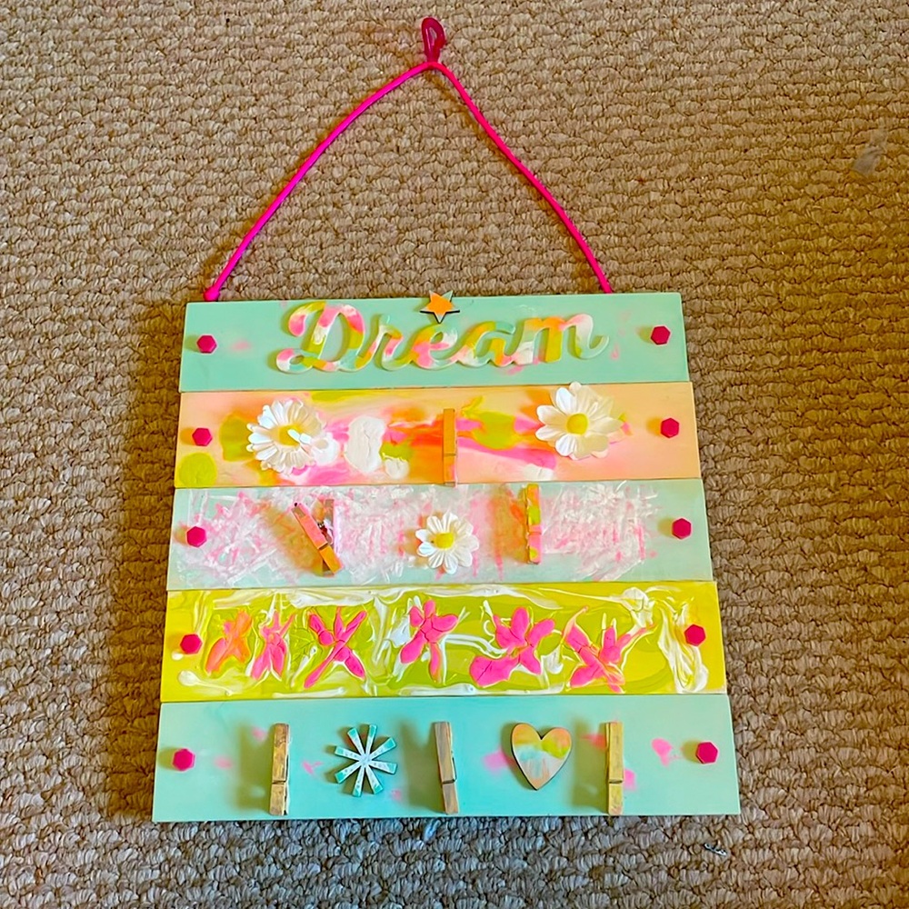 Fun hanging peice, handmade